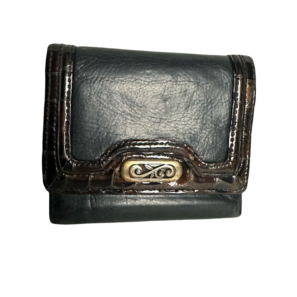 Brighton Black and Brown Leather Wallet
